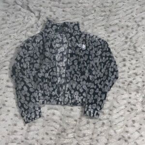 The North Face Black and White Patterned Fleece
